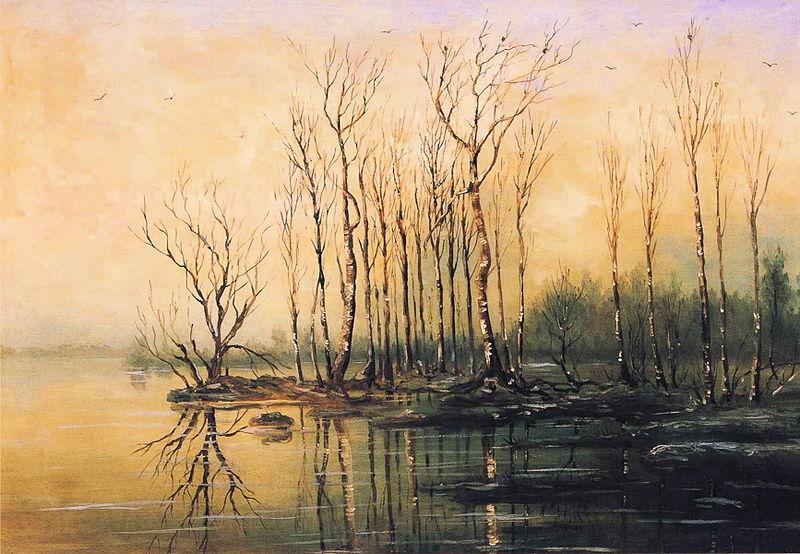 Alexej Kondratjewitsch Sawrassow Early Spring High Water Germany oil painting art